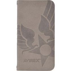 iPhone 17 Pro用 AVIREX 手帳ケース スタンプロゴ KH MD-75861-2