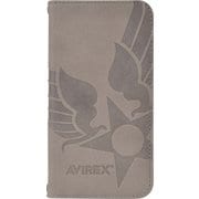 iPhone 17 Pro用 AVIREX 手帳ケース スタンプロゴ KH MD-75861-2