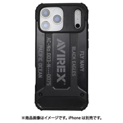 iPhone 17 Pro Max用 AVIREX 耐衝撃ケース アーミータフBK MD-75867-4