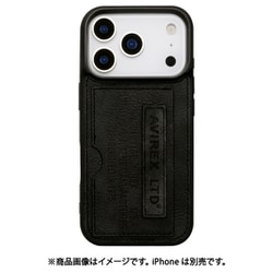 iPhone 17 Pro用 AVIREX ポケット付き背面ケース VT風BK MD-75873-1