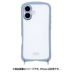 iPhone 17用 ケース i.Colorケース SkyBL iP25-61-ICSH02