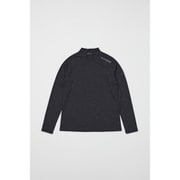 ゴルフウェア レディース 【4Dimotion Fit Split Raglan Sleeve】長袖モックネックシャツ ブラック Mサイズ FBL04FBKM