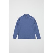 ゴルフウェア レディース 【4Dimotion Fit Split Raglan Sleeve】長袖モックネックシャツ ブルー Mサイズ FBL04FBLM
