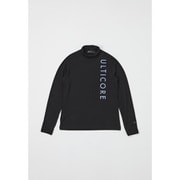 ゴルフウェア レディース 【4Dimotion Fit Split Raglan Sleeve】長袖タートルネックシャツ ブラック Lサイズ FBL32FBKL