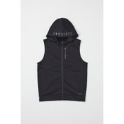 ゴルフウェア メンズ 【4Dimotion Fit】 前開きフーディベスト ブラック Lサイズ FBM01CBKL