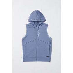 ゴルフウェア メンズ 【4Dimotion Fit】 前開きフーディベスト ブルー Lサイズ FBM01CBLL