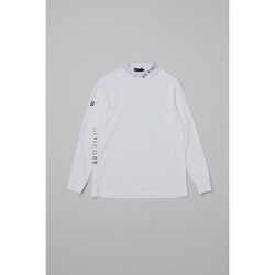 ゴルフウェア メンズ 【4Dimotion Fit】 長袖モックネックシャツ ホワイト Lサイズ FBM03FWHL