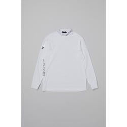ゴルフウェア メンズ 【4Dimotion Fit】 長袖モックネックシャツ ホワイト LLサイズ FBM03FWHLL
