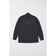 ゴルフウェア メンズ 【4Dimotion Fit Split Raglan Sleeve】 長袖モックネックシャツ ブラック LLサイズ FBM04FBKLL