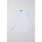 ゴルフウェア メンズ 【4Dimotion Fit Split Raglan Sleeve】 長袖モックネックシャツ ホワイト LLサイズ FBM04FWHLL