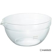 HARIO ヴォーノキッチン 耐熱ガラス製片口ボウル800 透明 KB-80-T