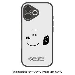 iPhone 17用 プランプフレームケース ピーナッツ フェイス SNGG-170B
