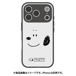 iPhone 17 Pro用 プランプフレームケース ピーナッツ フェイス SNGG-171B