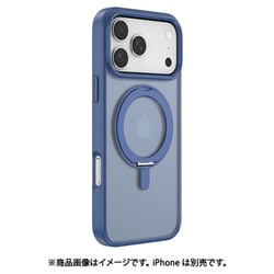 iPhone 17 Pro Max用 Eleguard Series Magnetic Shockproof 360°Rotating Stand Case dark blue ケース カバー BLDVCS11-17PM-DB