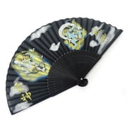 シルク扇子 風神雷神 FA504-722