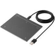 USBタッチパッド 有線 トラックパッド 14ジェスチャー USB-A 6インチ ノートPCタッチパッド ケーブル長60cm 薄型 ブラック MA-PY521GM