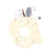 SN-5537960IV PEANUTS マスコットつきシュシュ スヌーピー アイボリー