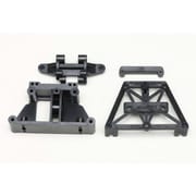 ZB-302F [YZ-834B用 Fバルクヘッド/Rショックマウント/スタビプレート＆ホルダー 樹脂製]