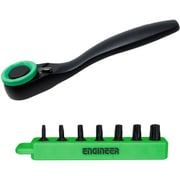 ENGINEER ヘックスローブセット ラチェットレンチMini＆ヘクスローブ極短 DR-373
