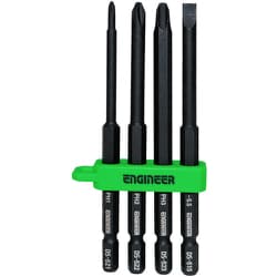 ENGINEER 片頭ドライバービットセット プラマイロングセット DS-503