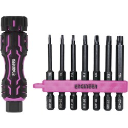 ENGINEER ヘックスローブドライバーセット MINIドライヴ＆ヘクスローブミドル PINK＆BLACK DZ-83P DZ-83P