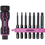 ENGINEER ヘックスローブドライバーセット MINIドライヴ＆ヘクスローブミドル PINK＆BLACK DZ-83P DZ-83P