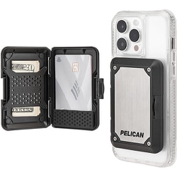 SHIELD シールド MagSafe対応 ウォレット マグネット装着 ブラシュドチタン PP053748