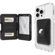 PROTECTER プロテクター MagSafe対応 AirTag収納付き ウォレット ブラック PP054784