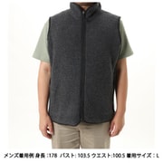 WOOL BOA VEST メンズ ベスト CHARCOAL Lサイズ 321123