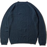 WUNDERWEARシームレスクルーネック ユニセックス カットソー Navy Mサイズ BW0502