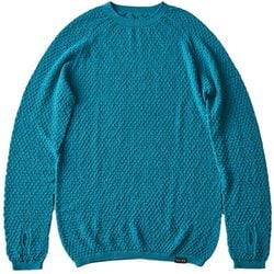 WUNDERWEARシームレスクルーネック ユニセックス カットソー Turquoise Sサイズ BW0502