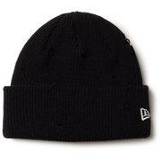 ベーシックカフニットリブニットダメージ ニットキャップ ブラック 14669943