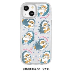 iPhone 15/14用 カメラフレームケース サメニャン MOFU-86A