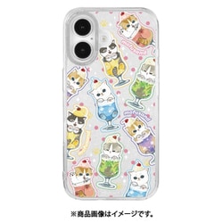 iPhone 16用 カメラフレームケース クリームソーダニャン MOFU-87B