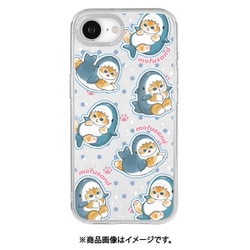 iPhone 16e用 カメラフレームケース サメニャン MOFU-88A