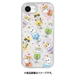 iPhone 16e用 カメラフレームケース クリームソーダニャン MOFU-88B