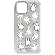 iPhone 15/14/13用 カメラフレームケース ミッフィー フェイス MF-620A