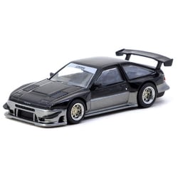 T64G-060-BG 1/64 Toyota Sprinter Trueno AE86 Widebody Black/Grey [ダイキャストミニカー]