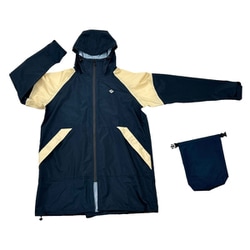 43214 [COVERS LOVERS 高性能 透湿防水リュック対応レインコート メンズ ネイビー]