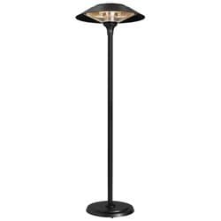 赤外線フェニックスヒーター 防水仕様（IPx5） 電気式200V 最大3000W ブラック HEAT-AG-302B