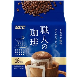 職人の珈琲 ワンドリップコーヒー まろやか味のマイルドブレンド 112g（7g×16袋）