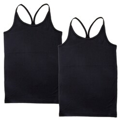 4516044 [【女の子】ジュニアタンクトップYバック 胸二重 2枚組 140cm 【吸水速乾】]