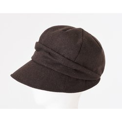 あったかふんわり 小顔クロッシェ （PP仕様） ダークブラウン