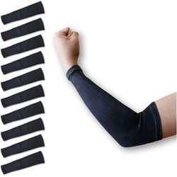 ツヌーガアームカバー フリー 約長さ30cm 5双 ブラック ＃1785-5P