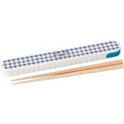 ハッピーホーム 箸箱セット 約19.5cm ブルー