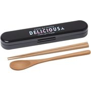Potter コンビセット フードテイスト 箸・スプーン/約長さ18cm ブラック