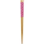 塗箸 食洗機対応 桜模様 約長さ22.5cm ピンク MM-8535
