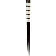 塗箸 食洗機対応 ＆ Wordボーダー 約長さ22.5cm 白 MM-1574