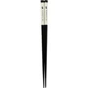 塗箸 食洗機対応 ネコシルエット 約長さ22cm ホワイト MM-1612