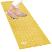 リース キッチンマット 約縦45cm×横180cm イエロー